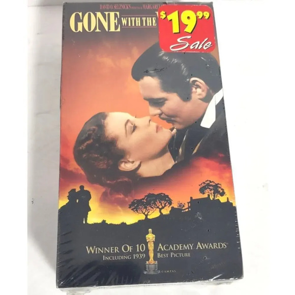 MGM Other - Gone With The Wind Vintage VHS Tape Movie Sealed Box Set 1999